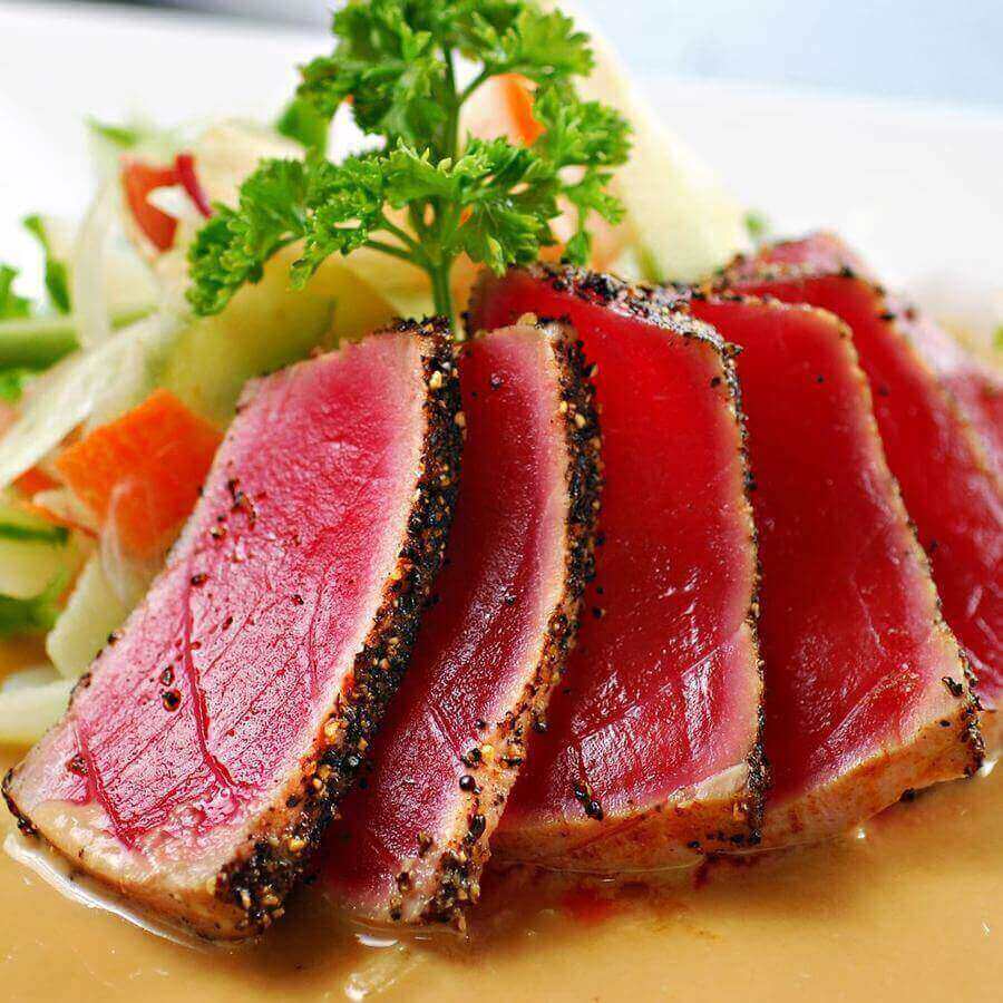 Seared Tuna Sashimi