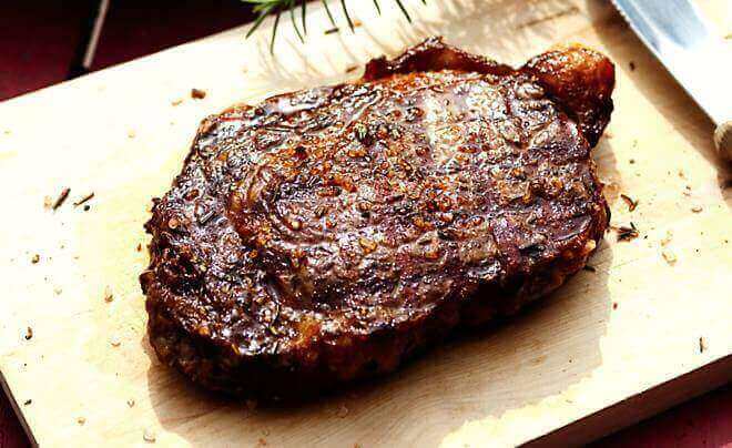 100% Grass Fed Ribeye Steak 2pc/12oz